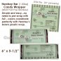 Monkey Personalized Baby Shower Hershey Bar Candy Wrappers (1.55 oz) printable