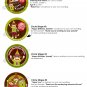 Sock Monkey Party Tags (favor, cupcake topper) personalized circle shape photo