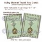 Monkey Baby Shower Thank You card cards PDF printable DIY