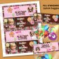 Printable DIY Favor Baggie Toppers (Treat Goody Goodie Loot Bag Bags Topper) matching