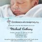 Baptism or Christening Personalized Custom Photo Invitation Baby BOY (DIGITAL)
