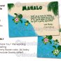 PERSONALIZED Baby Shower Honu (Baby Turtle) Thank You card FLAT 4x6 format (DIGITAL FILE)