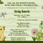 In The Pond Baby Shower Invitation duck frog (DIGITAL)