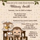 MONKEY Baby Shower Invitation Nali Jungle NJM (DIGITAL)