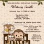 MONKEY Baby Shower Invitation Nali Jungle NJM (DIGITAL)
