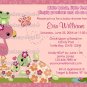 Once Upon a Pond TURTLE Baby Shower Invitation Flamingo Frog OUP (DIGITAL)