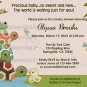 Laguna TURTLE Baby Shower Invitation Frog LTC (DIGITAL)