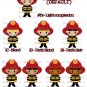 Fire Truck Firefighter Dalmation Birthday Invitation FFB (DIGITAL)