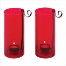 Red Hurricane Lanterns