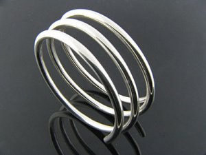 Sterling Silver Coil Bracelet