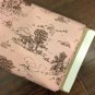 Pink/Brown Toile