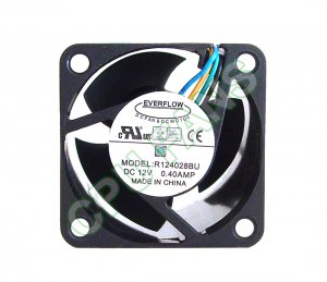 Everflow R124028BU Rack Mount Server Fan 40x40x28mm 4-pin/4-wire PWM Cooling Fan