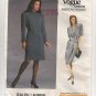 Vogue 1979 Ralph Lauren American Designer Misses 10 double-breasted Dress 1980s Bust 32.5 UC FF