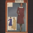 Simplicity 9727 Sewing Pattern Misses Princess style dress with detachable collar Bust 36 1980s