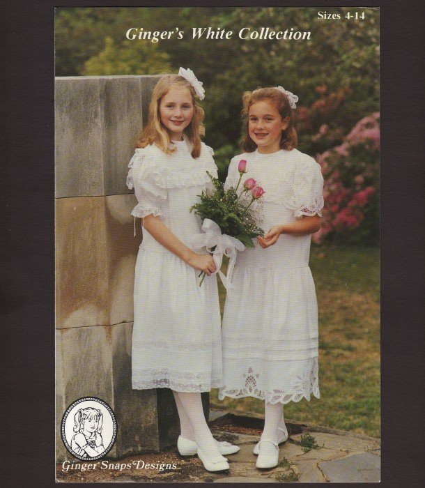 Ginger’s White Collection by Ginger Snaps Designs Nancy Coburn Girls 4