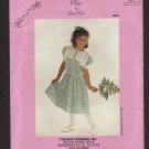 Claire by Janet Hyde Girls 7-12 Sewing Pattern Dropped Waist Dress Square neckline Double Collar