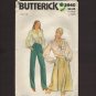Butterick 3640 Misses Straight legged Pants and Flared Skirt Sewing Pattern Waist 28 1980s