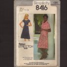 Simplicity 8416 Misses Pullover Knit Dress and Unlined Jacket Sewing Pattern Bust 38 40 42 1970s