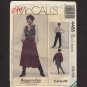 McCall's 4465 Two Classic Skirts and Pants Misses Sewing Pattern 10 12 14 Waist 25 26.5 28 1980s