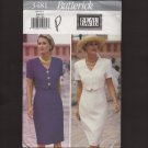 Butterick 3481 Misses Loose Fitting Dress with overlay Sewing Pattern Bust 30.5 31.5 32.5 1990s