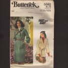 Misses Tubular Dress and Top Butterick 5561 Size Large 16-18 Bust 38 40 1970s