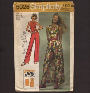 jumpsuit with wrap skirt