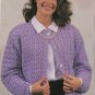 Knit & Crochet Apparel Quick Style Coats & Clark Red Heart 0111 vest sweaters jacket