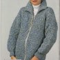 Knit & Crochet Apparel Quick Style Coats & Clark Red Heart 0111 vest sweaters jacket