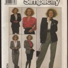 Simplicity 8853 Misses Blouse Skirt Pants and Lined Jacket Sewing Pattern Size 12 Bust 34 1980s