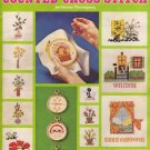 Teach Yourself Counted Cross Stitch Leisure Arts Leaflet 52 Patterns for 20 Projects