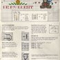 Just Fingertips 10 Borders for the Bath Cross Stitch Leisure Arts Leaflet 485