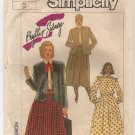Simplicity 7761 Skirt, Blouse and Lined Jacket in Half-Size Sewing Pattern Bust 45 Size 22.5 1980s