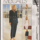 McCall's 2197 Misses Lined Jacket and Vest Pants and Bias Skirt Size 18 20 22 Bust 40 42 44 1990s