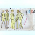 Vintage Uncut 1970s Misses Tunic, Jacket, Skirt, Pants Vogue 7733 Sewing Pattern Size 12 Bust 34