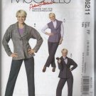 McCall's 6211 Vest, Jacket and Pants Sewing Pattern Palmer Pletsch Bust 38 40 42 44 2010
