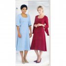 Fitted dress flounced sleeves See & Sew 4323 Butterick Sewing Pattern Size 6-8 Bust 30.5-31.5 2004