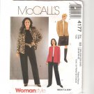 McCall's 4177 Womanstyle Unlined Jacket, Skirt & Pants Size 18W–24W Sewing Pattern
