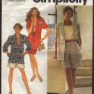 Simplicity 7681 Misses Pull-on Skirt and Shorts with Jacket Sewing Pattern Size 18-22 1990s