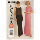 Butterick See & Sew 3688  Misses Fitted Top and Evening Skirt Sewing Pattern Size 8 Bust 31.5 2002