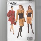 Vogue 8444 Dress & below hip Jacket Sewing Pattern Size 6-10 Bust 30.5-32.5 1990s