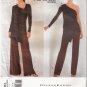 Vogue 2064 Wrap Top 2 Styles & Pants UNCUT Sewing Pattern Designer Donna Karan Size 6 8 10