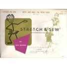 Stretch & Sew 890 Boys and Girls Tab Front Shirt Sewing Pattern Chest 27-30 Size 8 – 12 Ann Person