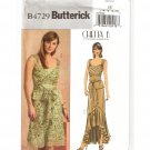 Butterick 4729 Uncut Misses Top with Drapes Skirt 2 Lengths Sewing Pattern Chetta B Sz 14-20 B4729