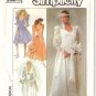 Simplicity 8414 Uncut Misses Wedding Dress Bridesmaids Dresses Sewing Pattern Size 10