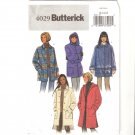 Butterick 4029 Misses Loose-fitting Jacket Button front collar or hood SZ 12 14 16 2003