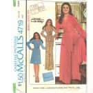 McCall's 4719 Uncut Misses' Robe, Lounging Pajamas, Travel Case Sewing Pattern Sz Large (18-20) 1975