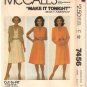 McCall's 7456 Uncut Misses Jacket and Dress Sewing Pattern Size 8 10 12 Make it Tonight