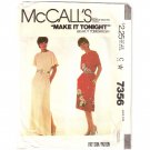 McCall's 7356  Pullover Dress Size Medium Cut Sewing Pattern Make it Tonight