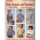 Kid's Sweats and Sweaters In Cross Stitch Leisure Arts Leaflet 433 by Anne Van Wagner Young © 1986
