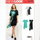 New Look R10071 Uncut Misses' Dress 2 lengths 3 sleeve lengths with attached drape Size 6-24